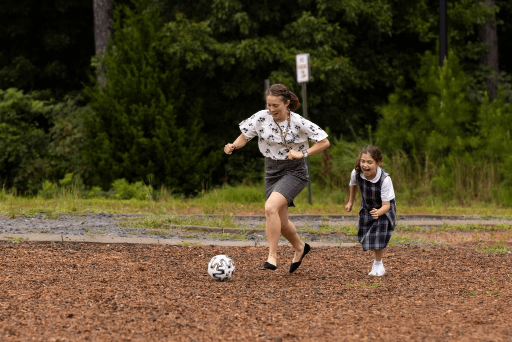 kids playing soccer